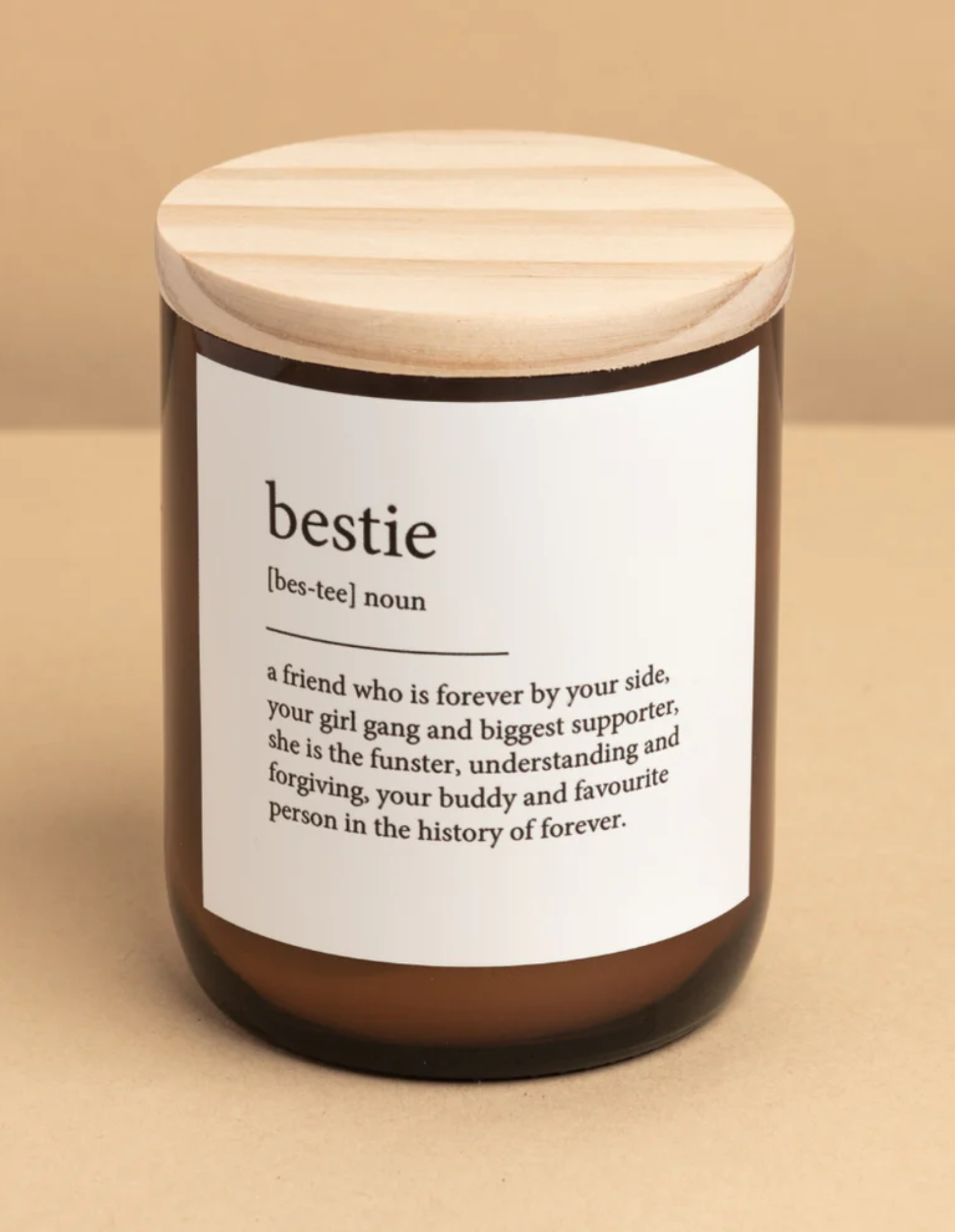 Dictionary Meaning Candle Bestie The Commonfolk Collective FUDGE