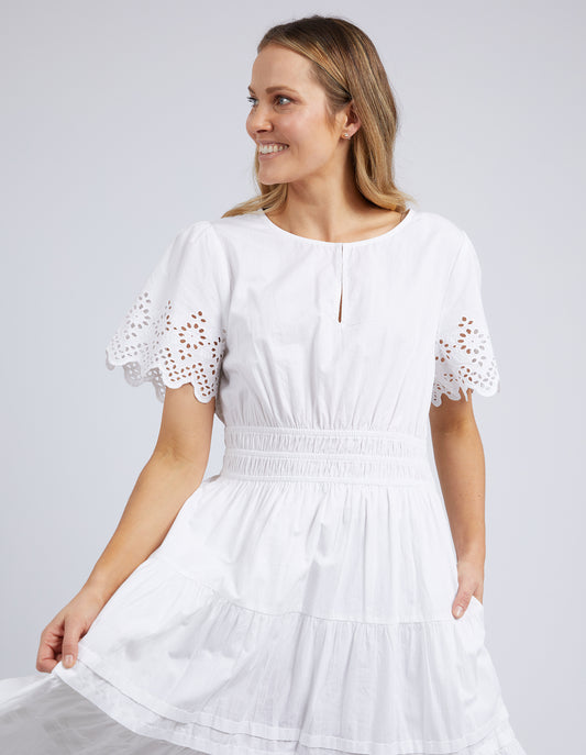 Sloane Dress - White - Foxwood