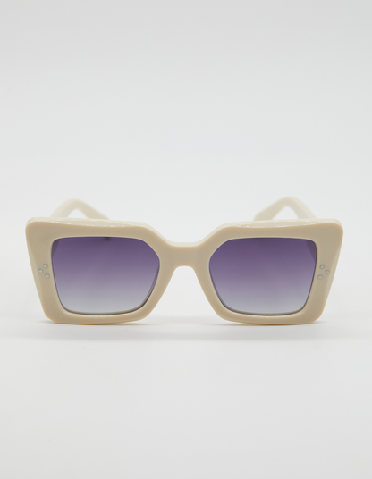 Fashion Sunglasses (Cora) - Beige - Stella + Gemma