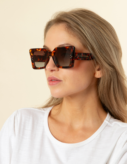 Fashion Sunglasses (Cora) - Tort - Stella + Gemma