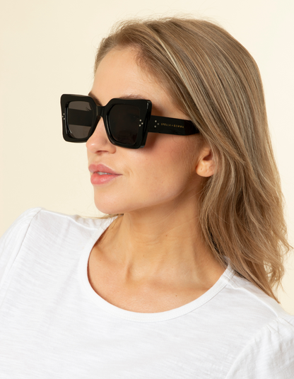 Fashion Sunglasses (Cora) - Black - Stella + Gemma