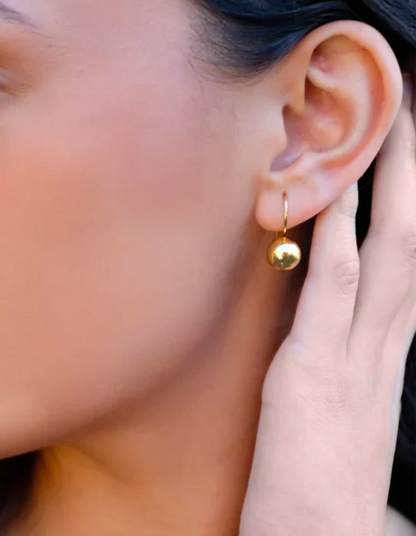 Euroball Earring - Yellow Gold - Najo