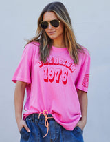 1976 Dreamer Tee - Hot Pink - Hammill and Co