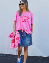 1976 Dreamer Tee - Hot Pink - Hammill and Co
