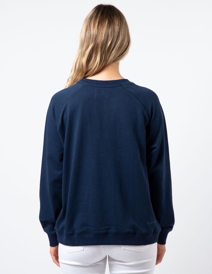 Stella + Gemma Drop Shoulder Tee Petal Stripe