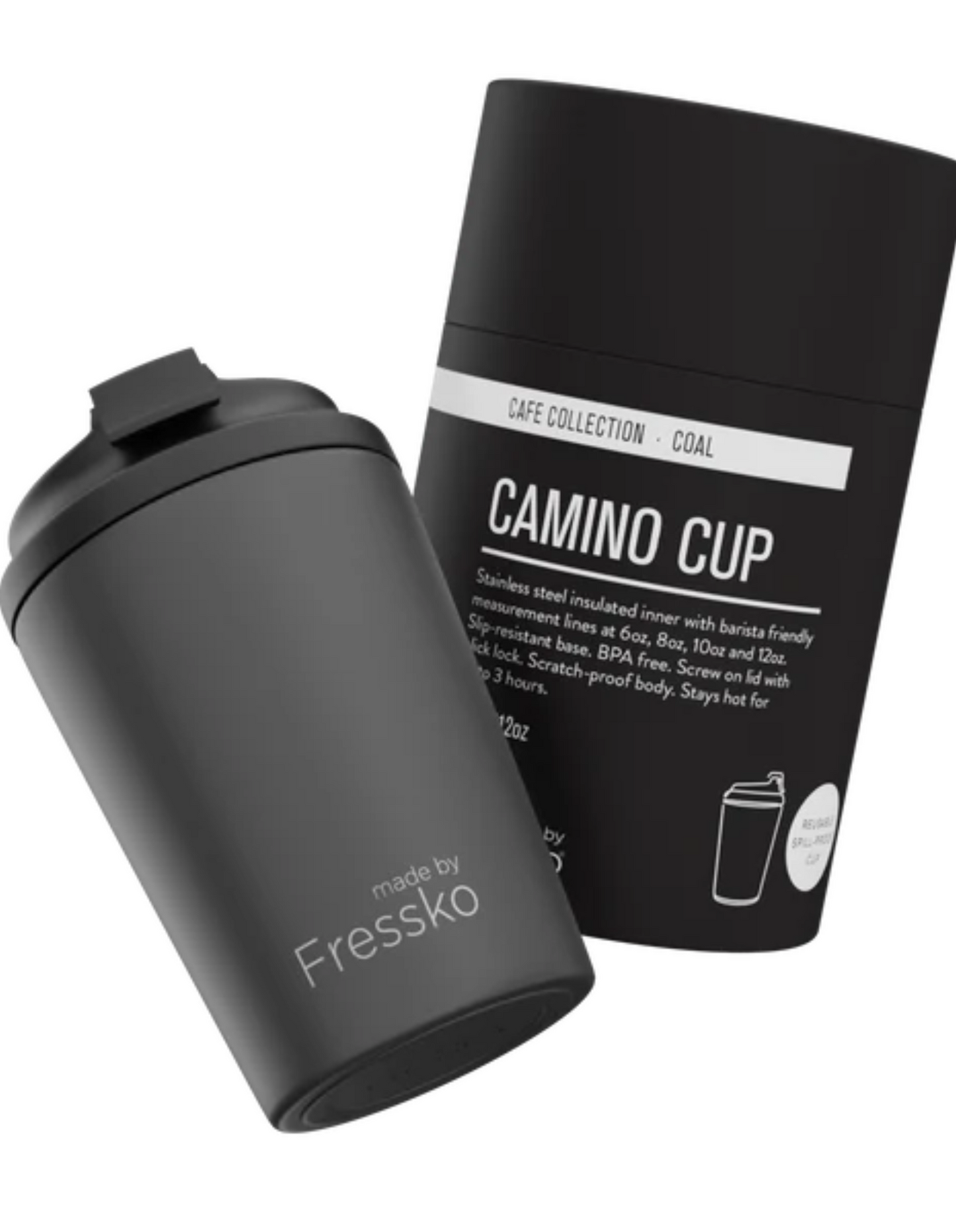 12 oz Camino Cup - Coal - Fressko