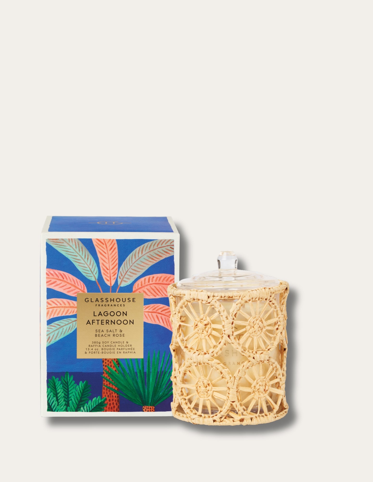 380g Candle - Lagoon Afternoon - Glasshouse Fragrances