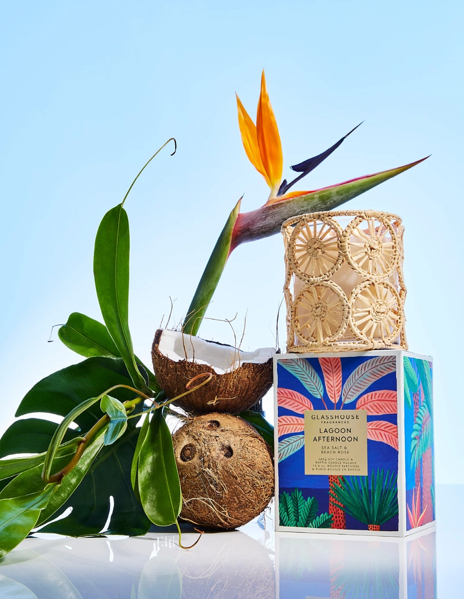 380g Candle - Lagoon Afternoon - Glasshouse Fragrances
