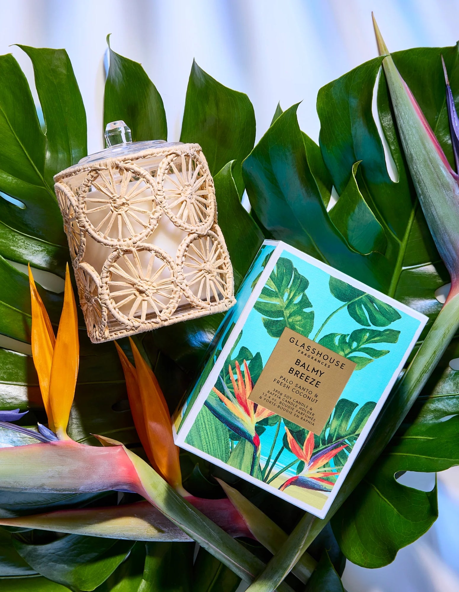 380g Candle - Balmy Breeze - Glasshouse Fragrances