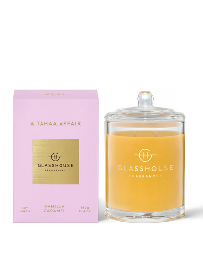 Candle 380g - A Tahaa Affair - Glasshouse Fragrances