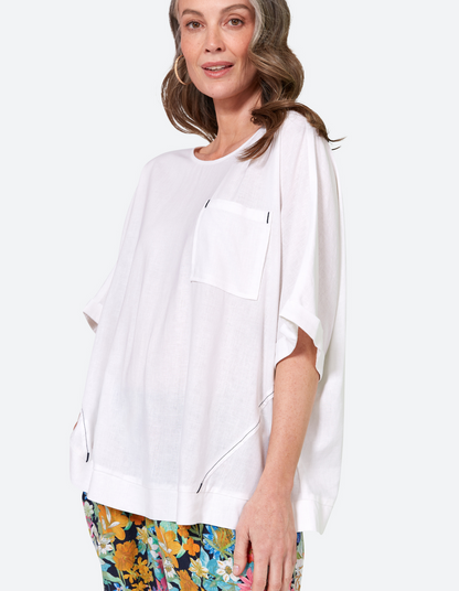 Verve Relax Top - Blanc - Eb&Ive