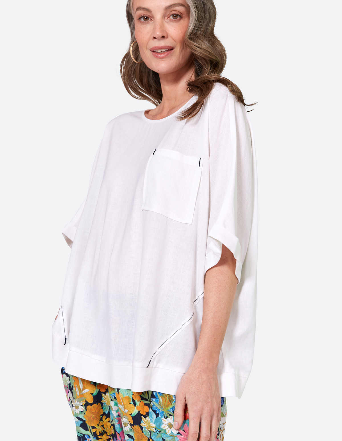Verve Relax Top - Blanc - Eb&amp;Ive