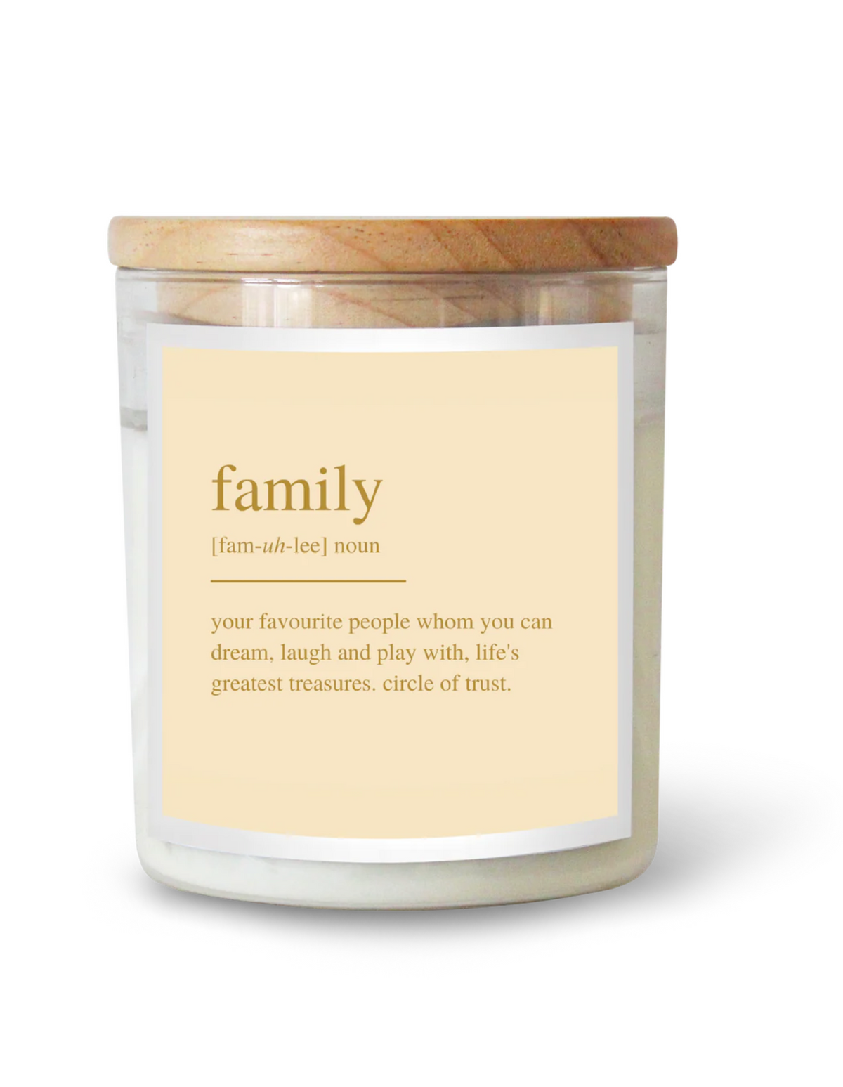Dictionary Meaning Candle - Family - The Commonfolk Collective