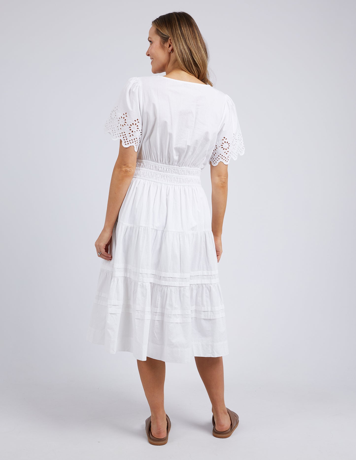 Sloane Dress - White - Foxwood