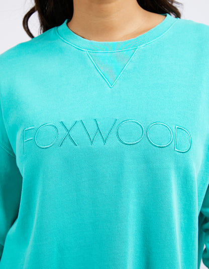 Simplified Crew - Teal - Foxwood