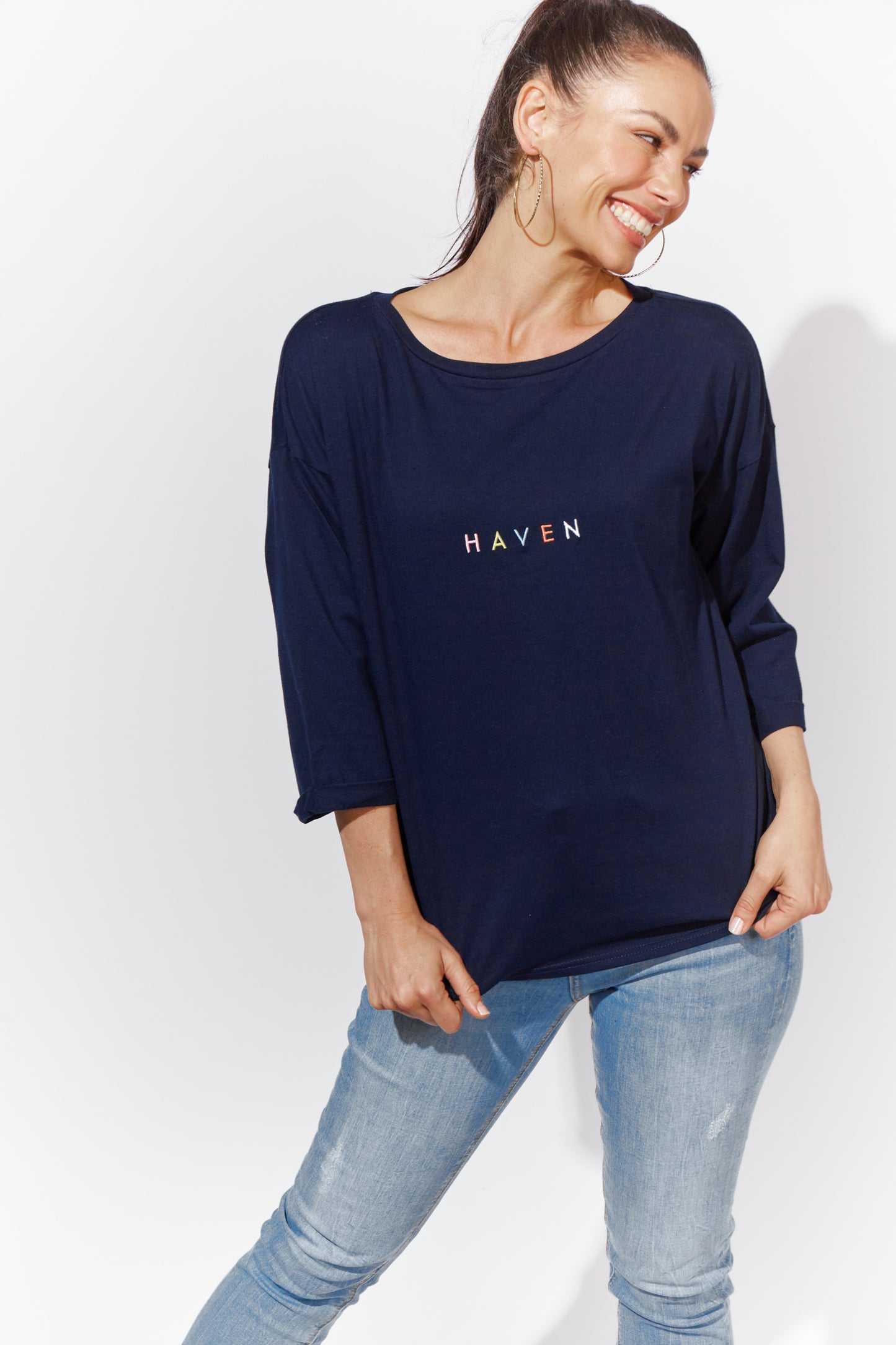 Haven Relax Tshirt - Indigo - Haven
