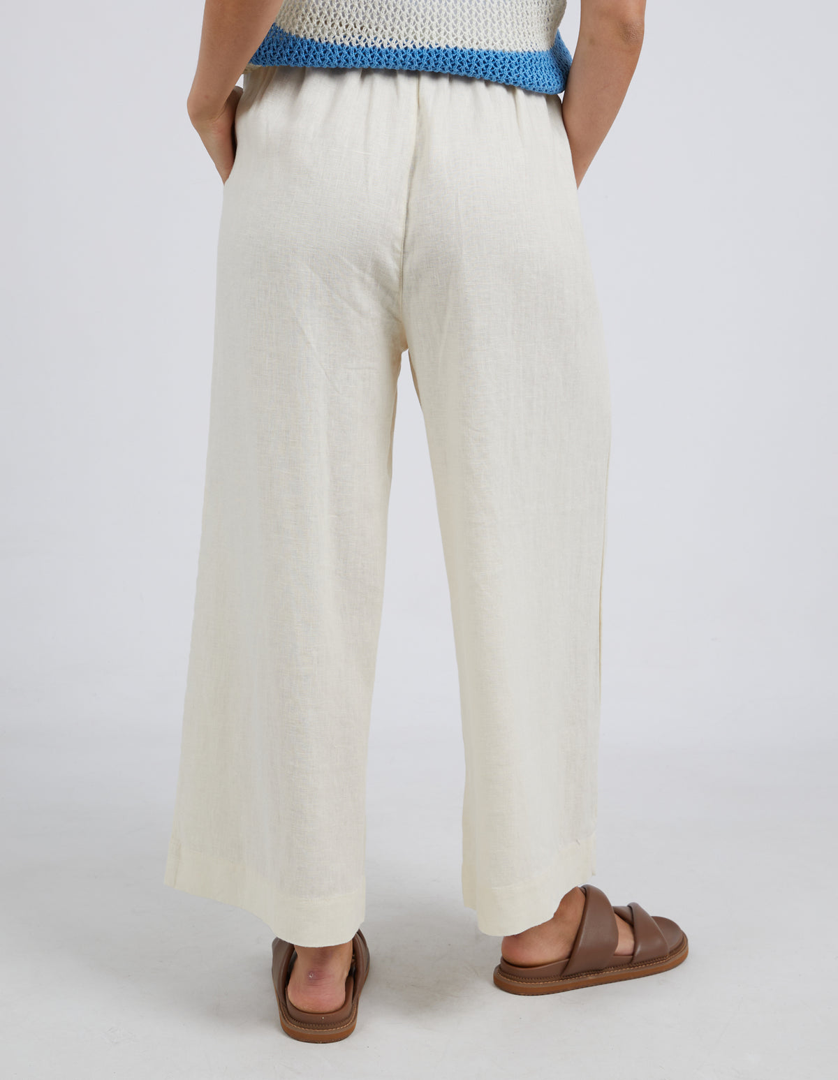 Dionne Wide Leg Pant - Toasted Coconut - Elm Lifestyle