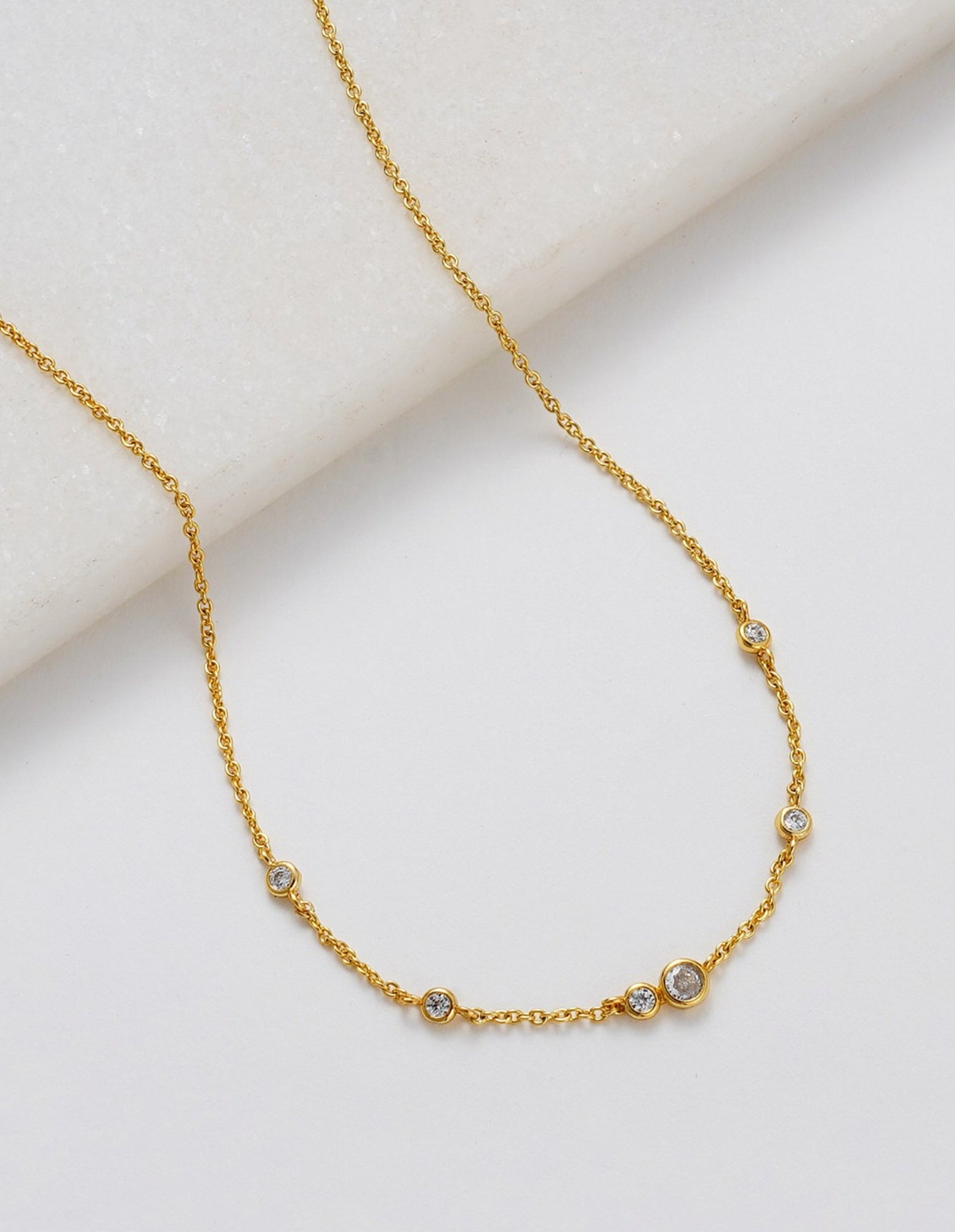 Amy Mini Necklace - Gold - Zafino