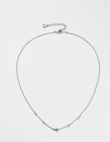 Amy Mini Necklace - Silver- Zafino