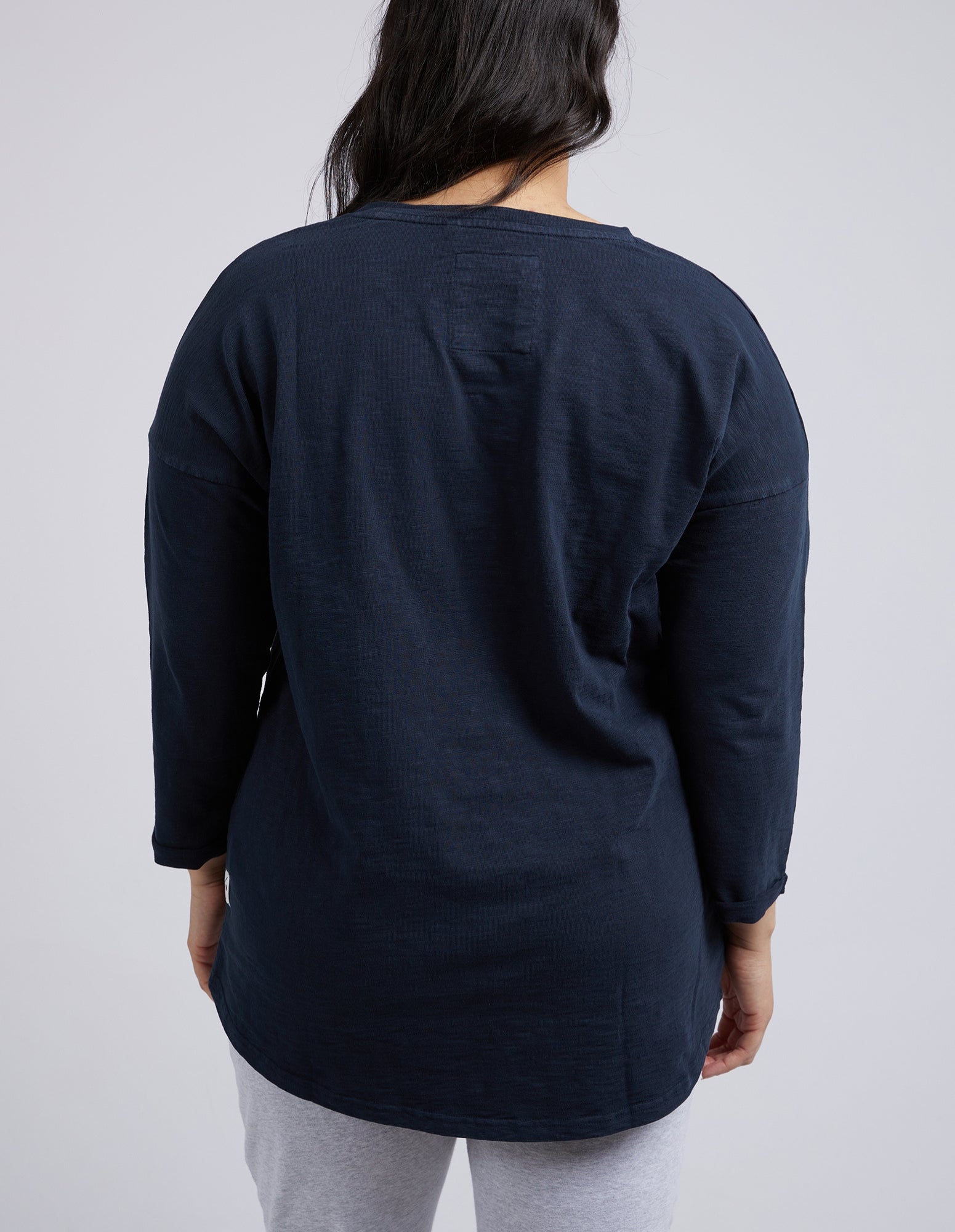 Annie 3/4 Sleeve Tee - Navy - Elm Lifestyle