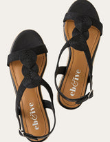 Artemis Wedge - Black - Eb&Ive