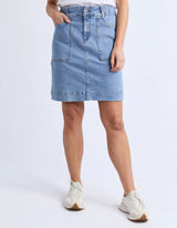 Atlas Denim Skirt - Blue - Elm Lifestyle