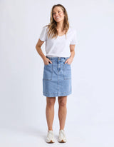 Atlas Denim Skirt - Blue - Elm Lifestyle