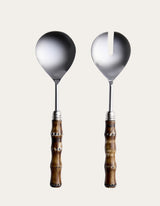 Bahama Bamboo Salad Server Set - Madras Link