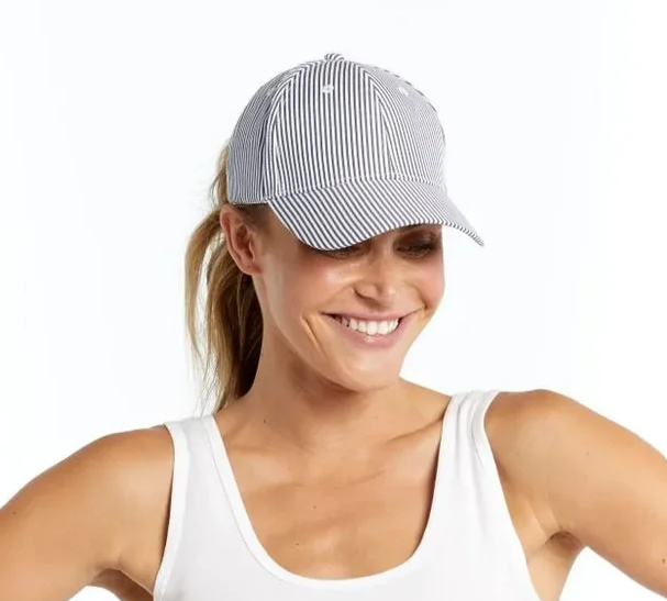 Pony Cap Stripe Betty Basics FUDGE Gifts Home Lifestyle