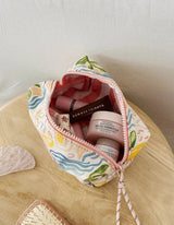 Bambi Makeup Bag - Lemon Print - Louenhide