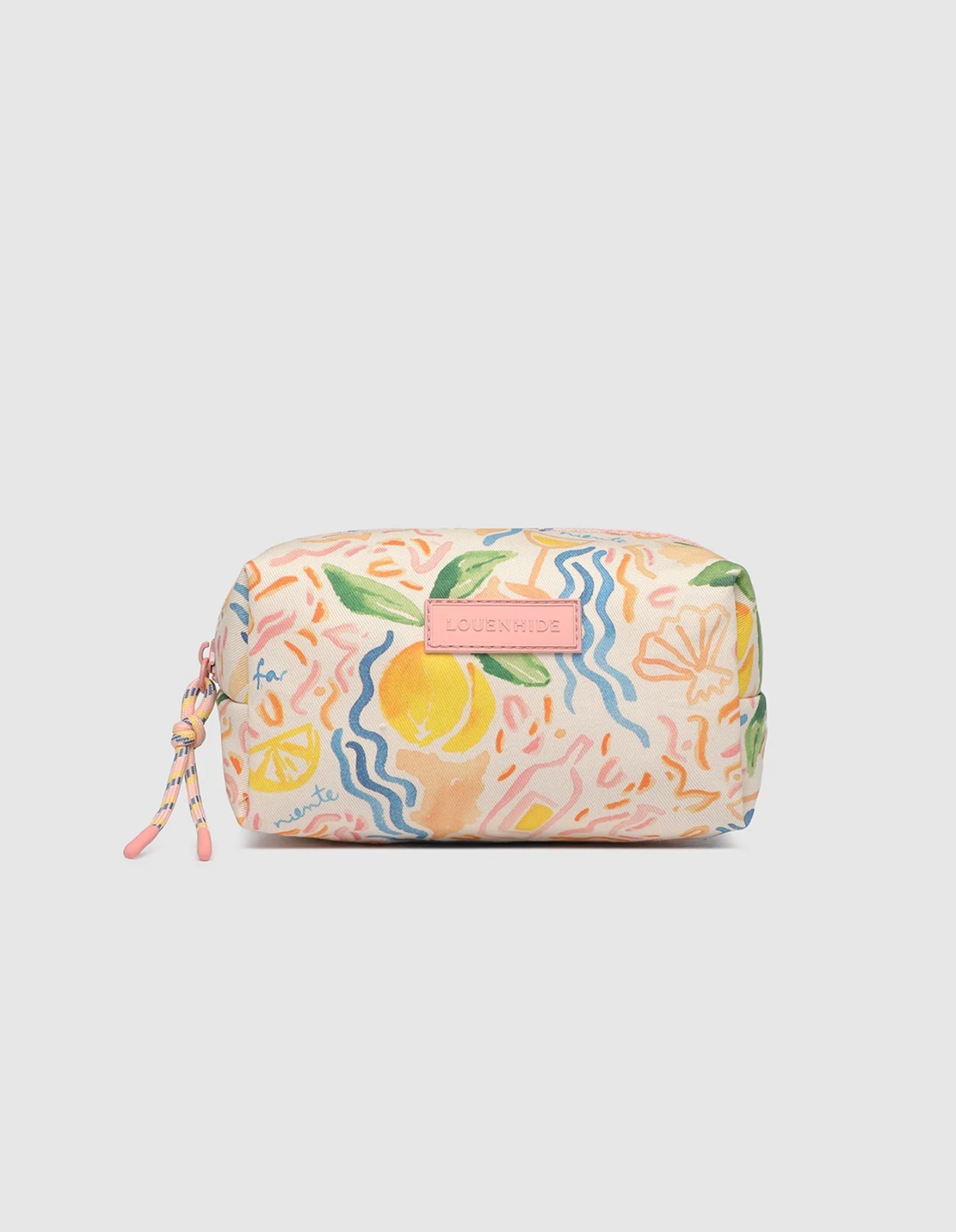 Bambi Makeup Bag - Lemon Print - Louenhide
