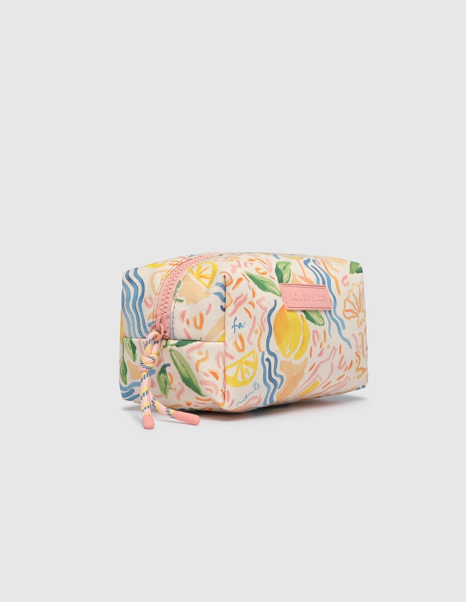 Bambi Makeup Bag - Lemon Print - Louenhide