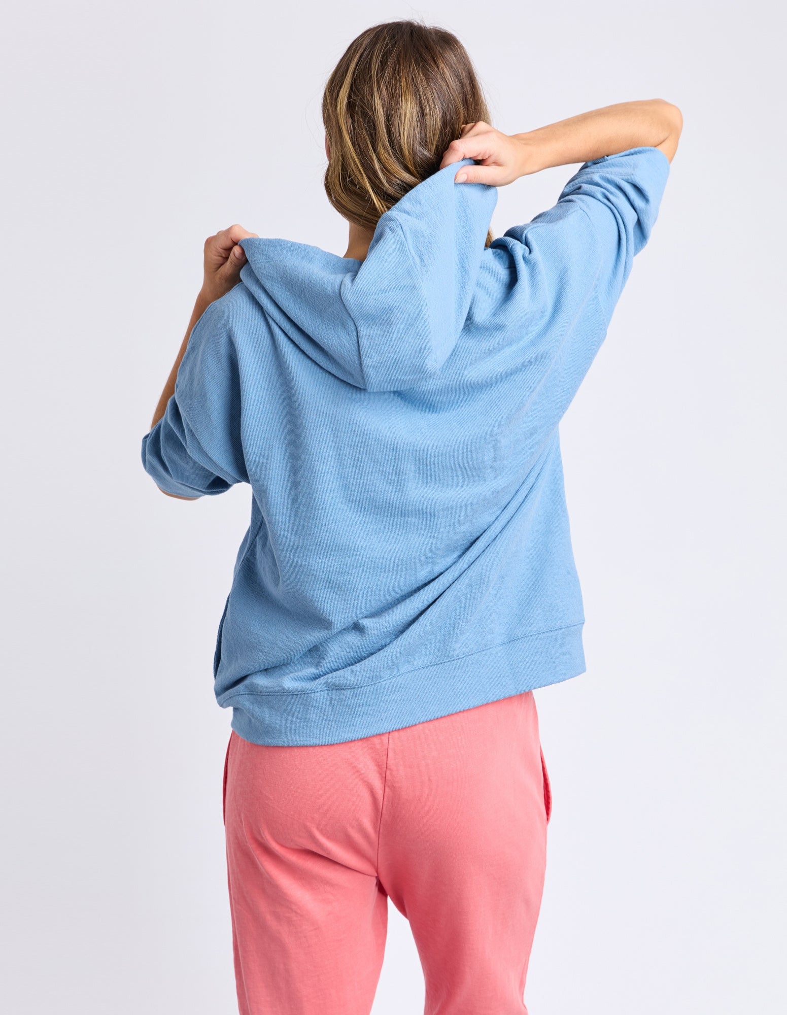 Beachy Zip Hoody - Blue Shadow - Elm Lifestyle