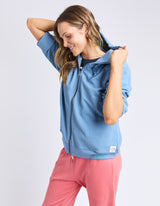 Beachy Zip Hoody - Blue Shadow - Elm Lifestyle