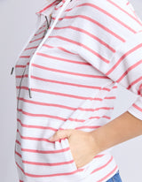 Beachy Zip Hoodie - Stripe - Elm Lifestyle