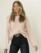 Bella Knit - Blush - Miss Marlow - FUDGE Gifts Home Lifestyle