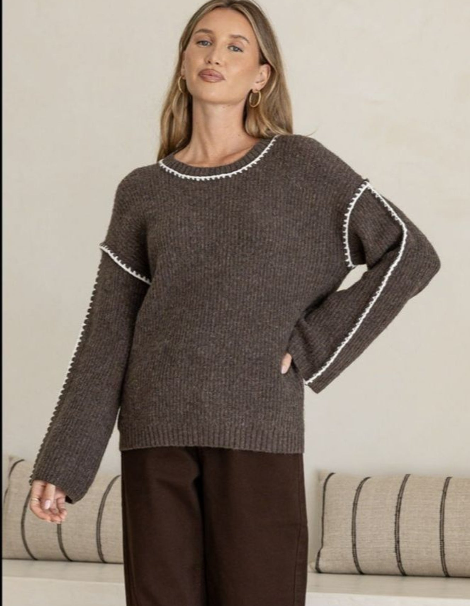 Bella Knit - Chocolate - Miss Marlow