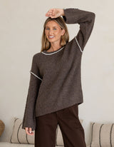 Bella Knit - Chocolate - Miss Marlow