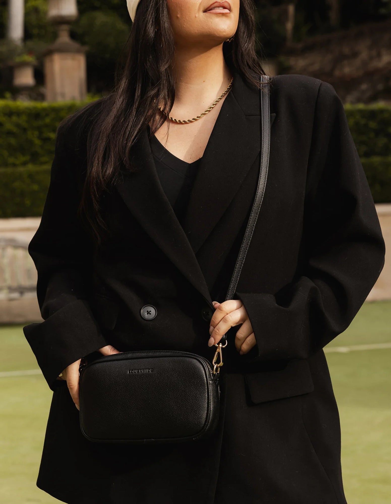 Bianca Crossbody Bag - Black - Louenhide - FUDGE Gifts Home Lifestyle