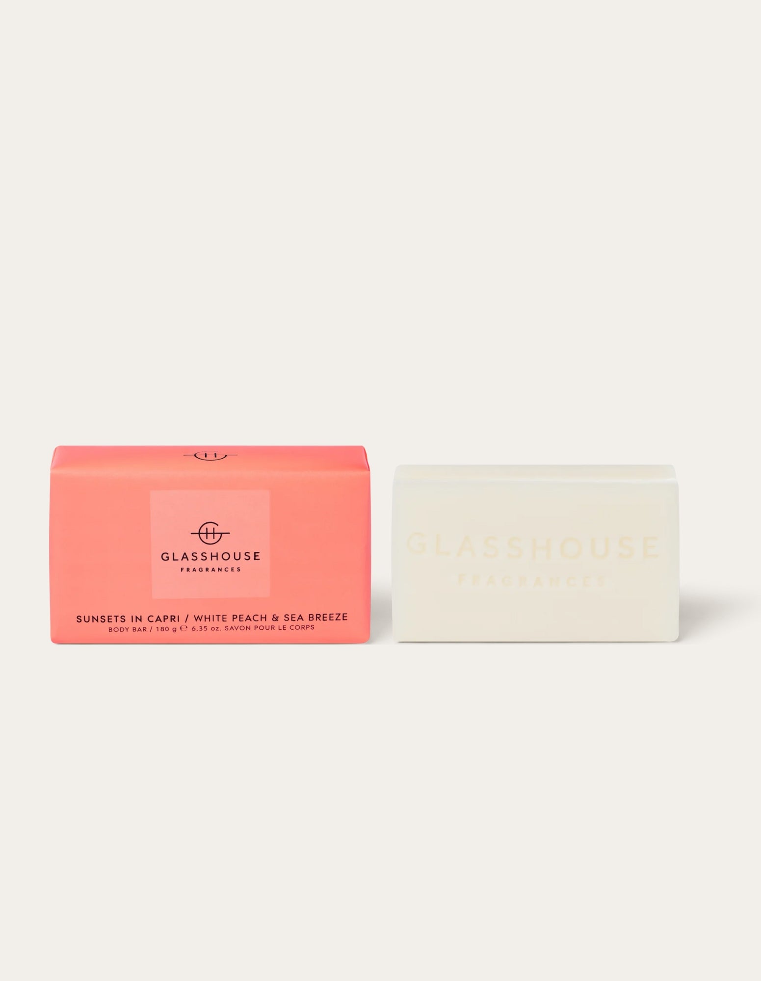 Body Bar 180g - Sunsets in Capri - Glasshouse Fragrances - FUDGE Gifts Home Lifestyle