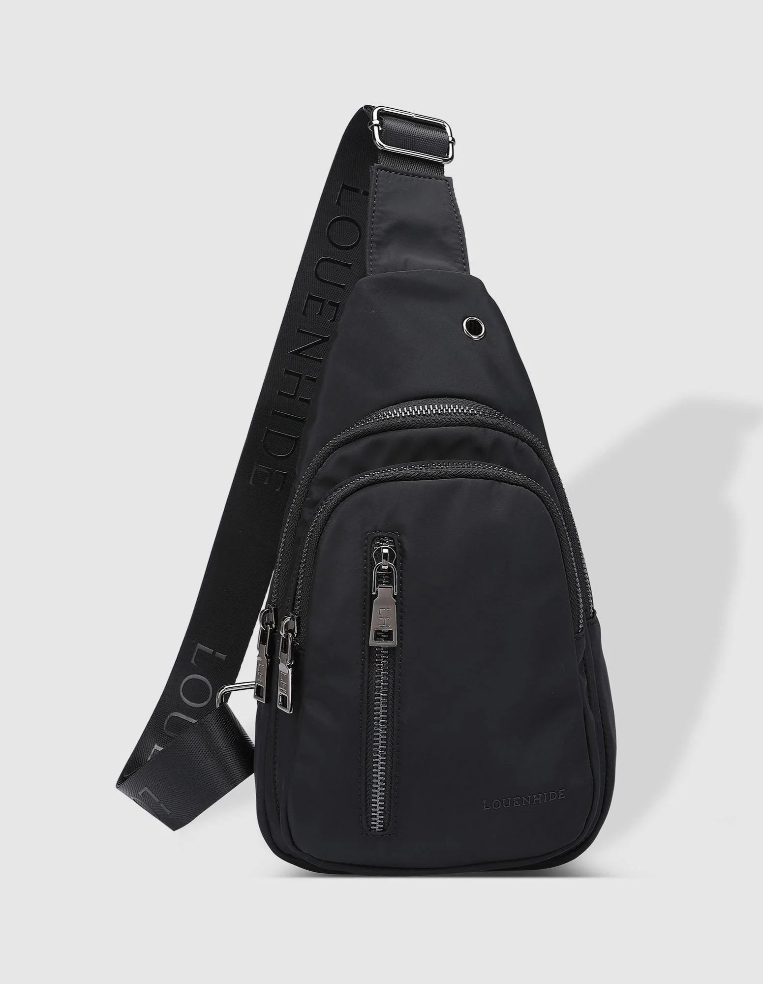 Boyd Nylon Sling Bag - Black - Louenhide