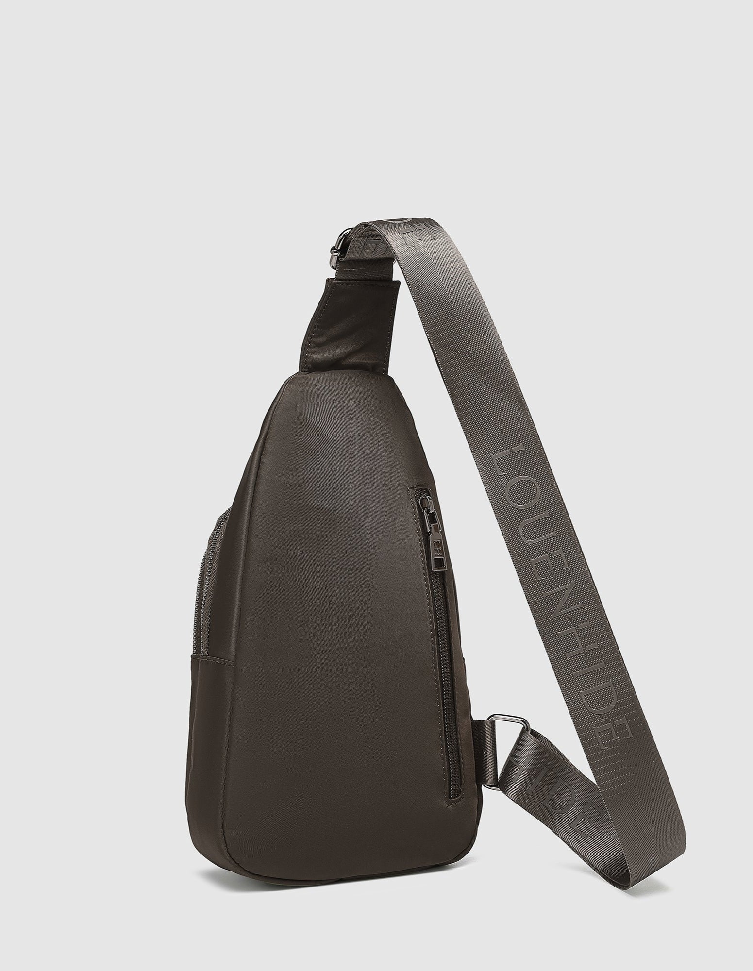 Boyd Nylon Sling Bag - Chocolate - Louenhide
