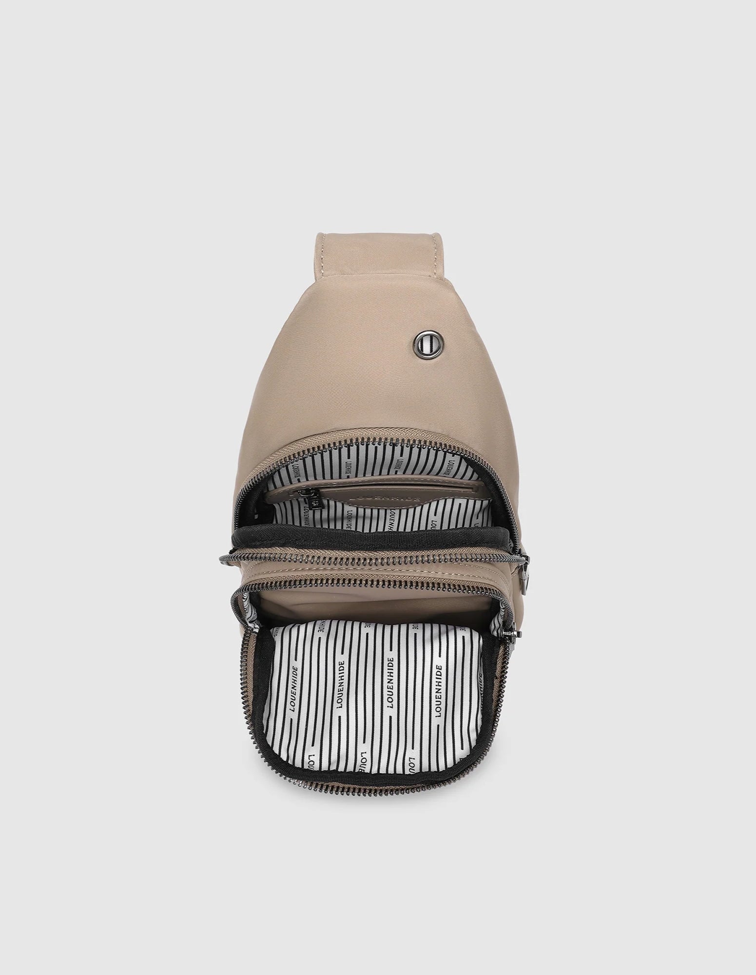 Boyd Nylon Sling Bag - Mocha - Louenhide