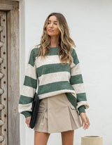 Brady Bunch Stripe Knit - Miss Marlow
