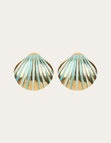 Brasilia Blue Earring - Shell - Haven