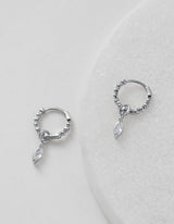 Bridie Huggie - Silver - Zafino