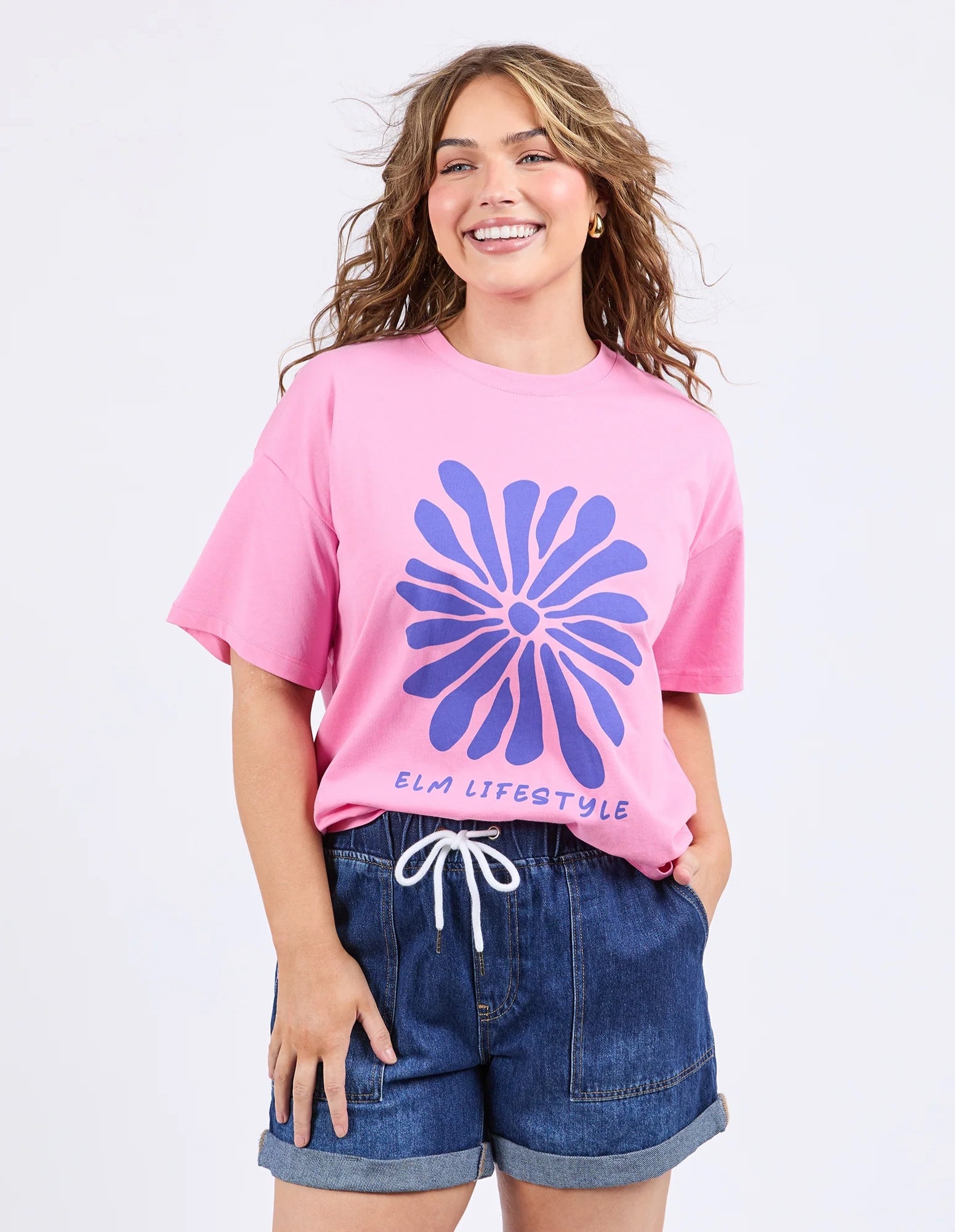 Camelia Tee - Chateau Rose - Elm Lifestyle