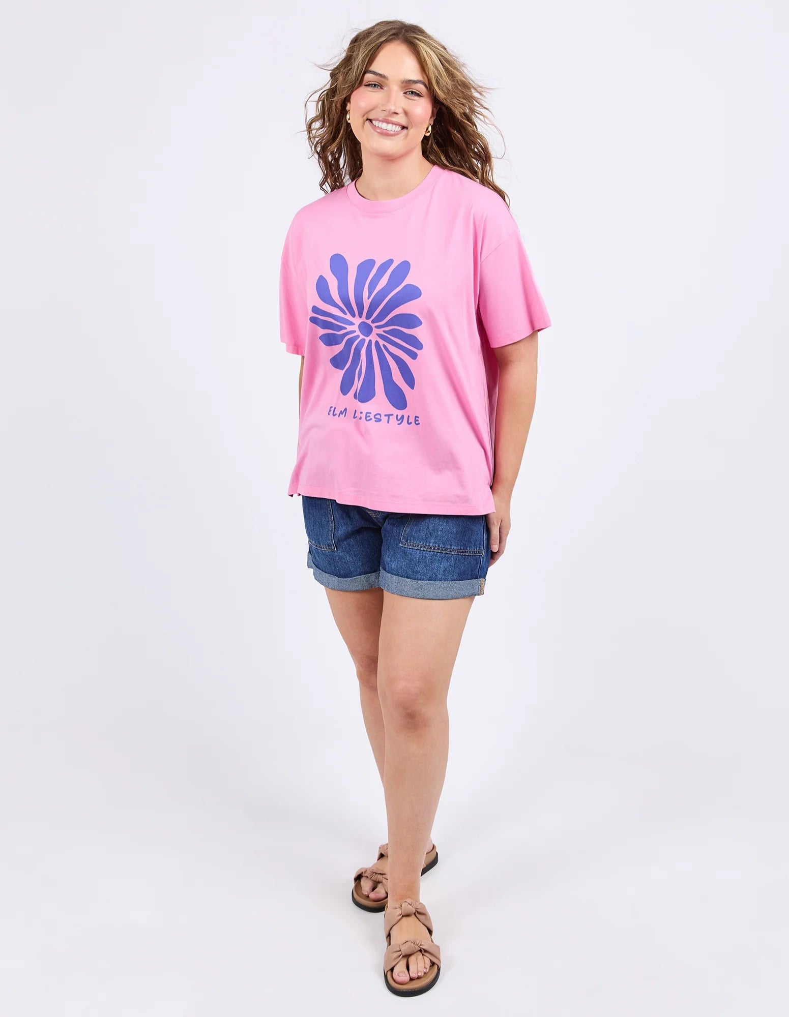 Camelia Tee - Chateau Rose - Elm Lifestyle