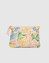 Carly Pouch - Lemon Print - Louenhide