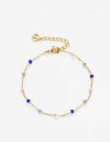 Charlotte Bracelet - Gold/Blue - Zafino